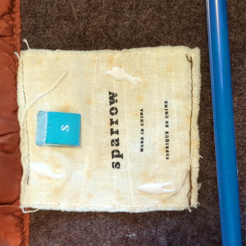 Sparrow Wool Jacket With Rust Fringe - image 3